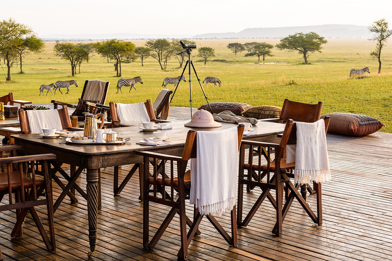 tanzania singita sabora tented camp zebras africa